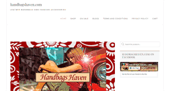 Desktop Screenshot of handbagshaven.com
